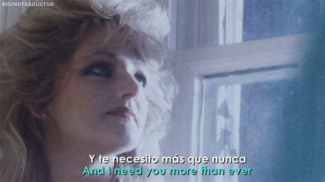 total eclipse of the heart lyrics|canción eclipse total en español.